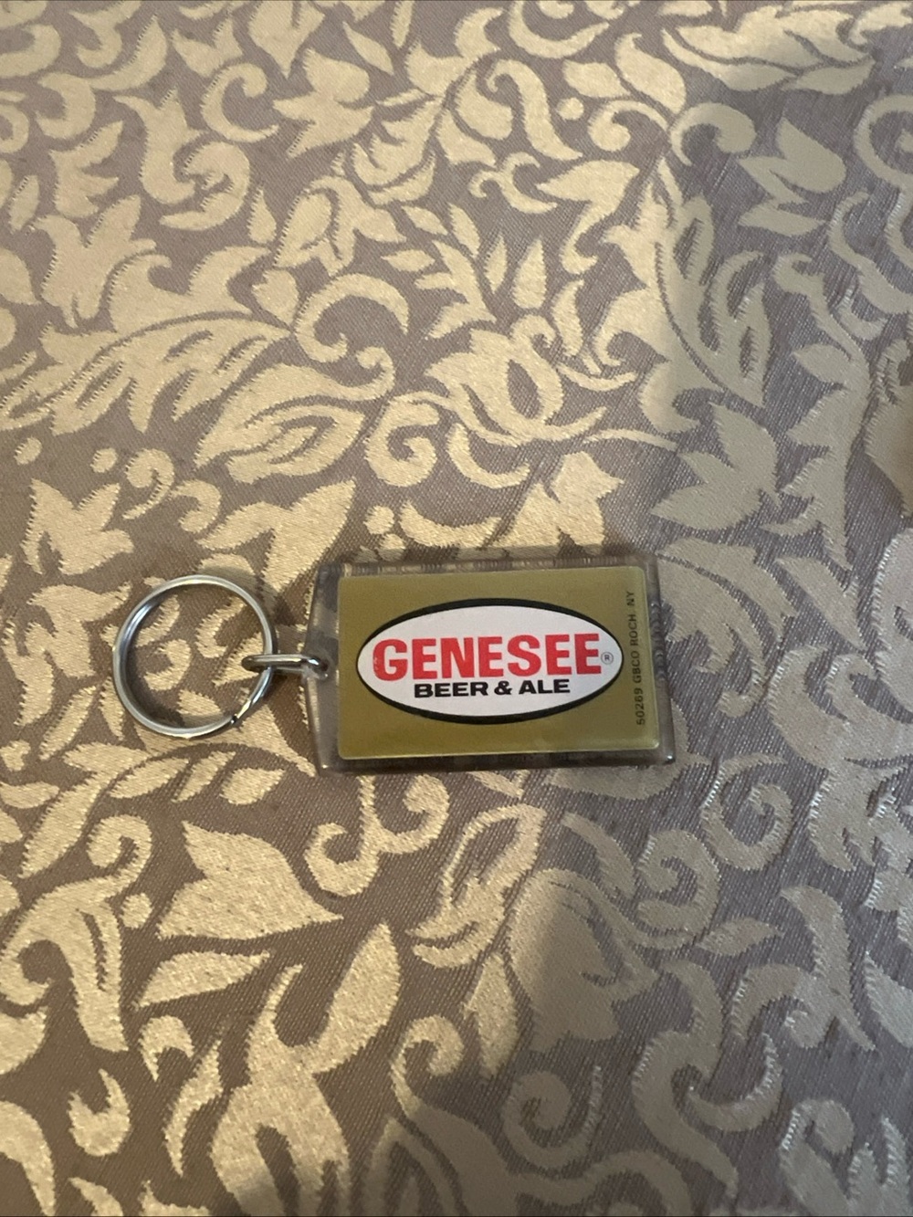 Vintage Genesee Beer And Ale Beer Keychain Breweriana